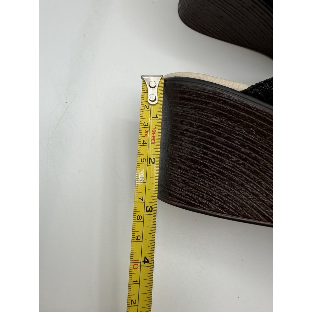 SAS Ginger Wedge Sandal,Women's 7.5 M,Black Leather Adjustable Straps,NEW/DEFCTS - Picture 11 of 16